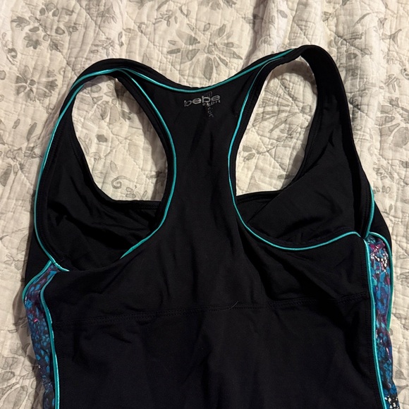 Bebe Sport Capri Unitard Jumpsuit with belt - Picture 10 of 12